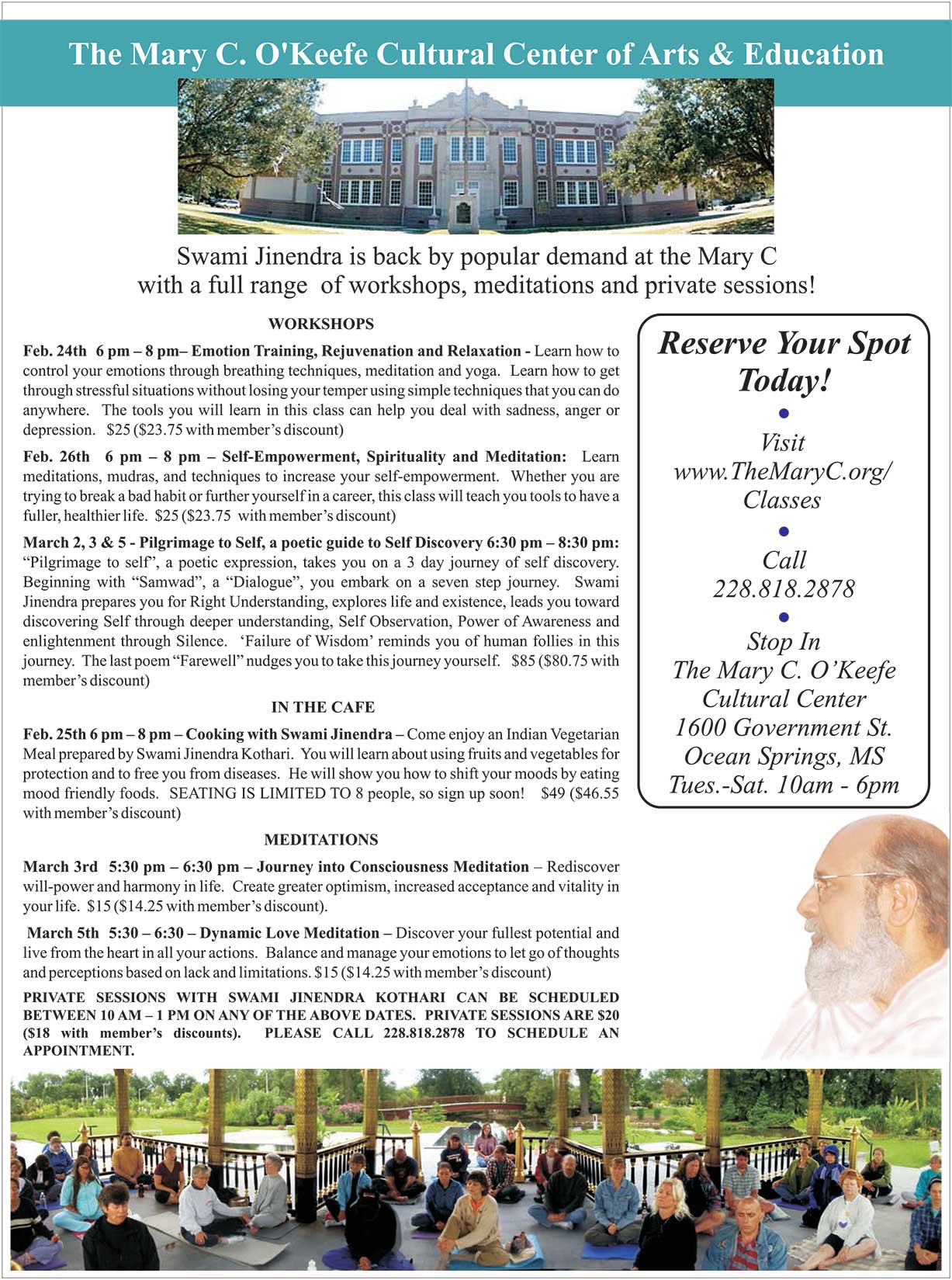 Workshop with Mary C.